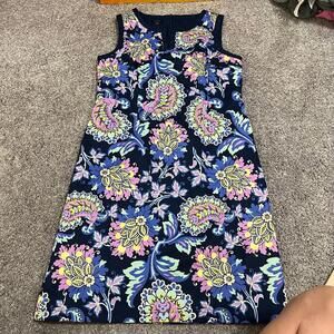 Talbots Women’s Floral Sleeveless Dress size 10 NWOT